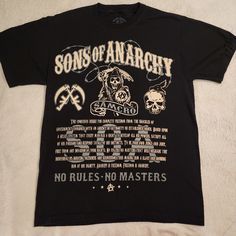 Sons Of Anarchy Brand New T Shirt Sons Of Anarchy, Jack Frost, New T, Shirt Color, Tee Shirt, Colorful Shirts, Tee Shirts, Mens Shirts, Man Shop