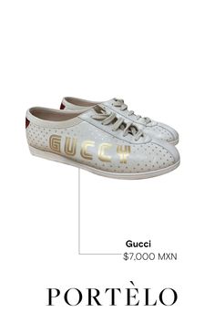 Compra en Portèlo Gucci Tenis Gold poco uso, con guarda polvo. Tenis de Moda 2021 mujer, Tenis de Moda mujer blancos, Tenis de Moda 2021 mujer outfit. Encuentra moda de lujo en Portèlo hasta -90% de su precio original Gold