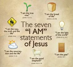 the seven i am statements of jesus