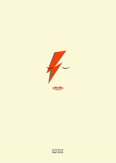 a woman's face with a lightning bolt above her head