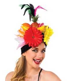 PRICES MAY VARY. VIBRANT COSTUME ACCESSORY: Costume hat features eye-catching tropical fruit and bright flowers for a festive look. UNIVERSAL FIT: One size fits most adults, making it a versatile choice for any festive occasion. PARTY READY: Ideal for dancing at the Copacabana or adding flair to a Carmen Miranda costume. YEAR-ROUND FUN: Perfect for dress-up parties, Halloween celebrations, and festive events throughout the year. TRADITION OF FUN: Since 1950, family-owned Rubies Costume Company h Party Hats For Adults, Carmen Miranda Costume, Hawaiian Costume, Fruit Hat, Carmen Miranda, Halloween Fancy Dress, Tropical Party, Tutti Frutti, Costume Hats