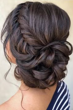 Mom Hair, Bun Hairstyle, Low Bun, Braided Updo