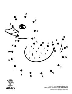 an animal dot to dot game with the letter j on it's face and eyes