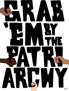 the poster for grab em by the patry argy, which features hands holding each other