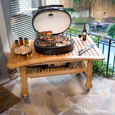 Smokey Mountain, Fireplaces, Primo, Grills, Outdoor Living, Burner, Fire, Primo Ceramic, Grill Head, XL 400 Kamado Joe Big Joe Grill Table, Kamadojoe Grill Table, Big Green Egg Table, Kamado Grills, Outdoor Bbq Grill, Ceramic Grill, Kamado Grill, Grill Table, Outdoor Grills