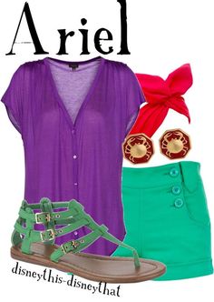 Ariel Inspired Outfits, Disney Wear, Disney Cute, Cruise 2023, Ariel Disney