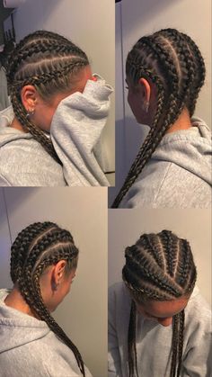 Hair Stylies, Hoco Hair Ideas, Cornrow Hairstyles, Hairdo For Long Hair