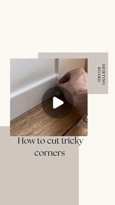 Karolina | Home without an Architect| Interiors & DIY on Instagram: "“Skirting board” “baseboard” “listwa przyścienna”
We all call them differently.

Fitting it seems like an easy task, but don’t make this mistake! Follow this reel to see how to cut the tricky corners and edges.

#doityourself #dyi #homeimprovements  #countrysidemagazine #homebeutiful #skirtingboard #diytips #renovation #detail" Skirting Board Ideas, Diy Fails, Carpentry Projects, Skirting Boards, An Architect, House Remodel, Diy Tips, Renovation Ideas