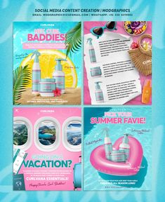 an advertisement for the summer vacation campaign