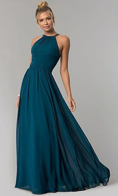 High Neck Dress Formal, Military Ball Dress, High Neck Prom Dress, Easter Dresses For Toddlers, Halter Bridesmaid Dress, Military Ball Dresses, 파티 드레스, Backless Prom Dresses, Dress Chiffon