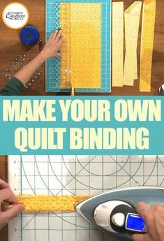 Making Quilt Binding, Making Binding For A Quilt, How To Make Quilt Binding, How To Make Binding For A Quilt, Finishing A Quilt, Thing To Learn, Machine Binding A Quilt, Binding Techniques, Quilt Binding Tutorial