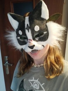 Scene Therian Mask, Dog Therian, Therian Wolf, Cat Therian, Felt Animal Masks, Therian Masks, Cat Masks, Therian Mask, Mask Ideas