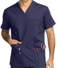 Camisa Médica para Hombre de Med Couture MC² Tactical Scrubs Uniform Pattern, Scrubs Uniform Fashion, Scrub Suit Design, Nurse Outfit Scrubs, Medical Accessories, Healthcare Uniforms