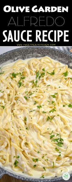 an image of a plate of alfredo sauce recipe