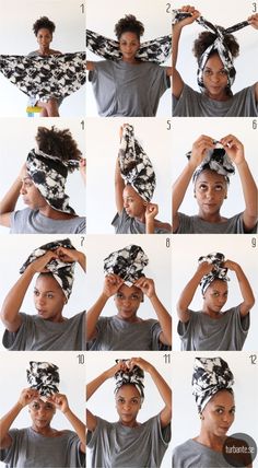 Headwrap Tutorial, Head Wrap Styles, Hair Wrap Scarf, Hair Scarf Styles, Mode Turban, Head Scarf Styles, African Head Wraps, Vintage Makeup, Afro Punk