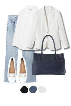 Favourite Cut Jeans curated on LTK Business White Shoulder Bag, Chic White Shoulder Bag With Branded Hardware, White Structured Shoulder Bag For Everyday Use, White Luxury Shoulder Bag For Everyday, Chic White Crossbody Bag, French Chic Outfits, Ootd Moodboard, Workwear Capsule Wardrobe