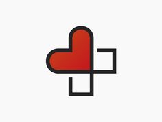 the logo for an appliance that is designed to look like a red heart