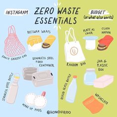 an image of zero waste essentials