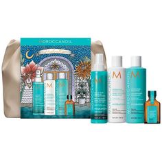 Moroccanoil Holiday Hydration Kit Gift For Clients, Tinted Eyebrow Gel, Eyelash Conditioner, Eyelash Primer, Conditioning Hair, Red Algae, Essential Products, Hydrating Shampoo, Color Club