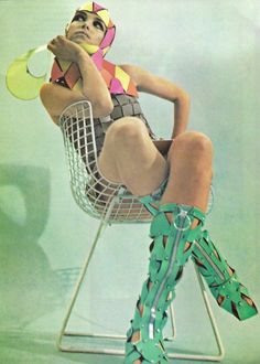 60s space age fashion.  Preserve the memories of your era, as part of your legacy at http://www.saveeverystep.com Cosmic Fashion, 60s Space Age, 60s 70s Fashion, Jean Patou, Mary Quant, Fashion 1960s, Jeanne Lanvin, Swinging Sixties