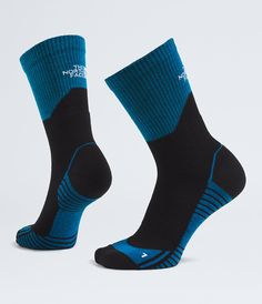 Designed for long days on the trail, the Hiking Crew Socks are made from a soft Merino wool blend. They feature both heel and toe cushioning, as well as a padded sole, for comfort and performance mile after mile. Shop All Hiking [North Face, Northface, thenorthface, the northface, TNF, tnf] Sporty Anti-odor Socks For Outdoor, Sporty Fade-resistant Socks For Outdoor, Sporty Fade-resistant Outdoor Socks, Fade-resistant Sporty Outdoor Socks, Breathable Winter Outdoor Socks, Blue Anti-odor Socks For Outdoor, Breathable Midweight Socks For Sports, Breathable Midweight Sports Socks, Black Winter Socks For Outdoor Activities