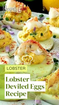 Lobster Deviled Eggs Recipe Crawfish Deviled Eggs Recipe, Best Deviled Egg Recipe Ever, Deviled Crab Recipe, Highway Background, Deviled Egg Recipe, Road Background, Deviled Eggs Recipe Classic