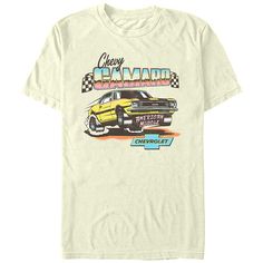 He'll love the look and feel of this Men's Chevy Camaro American Muscle Graphic Tee. FEATURES Crewneck Short SleevesFABRIC & CARE Cotton Machine wash Imported Color: Natural. Gender: male. Age Group: adult. Tee Designs, Graphic Tee Design, Streetwear Men, Streetwear Men Outfits, Chevy Camaro, American Muscle, Monster Truck, Tshirt Design, Ash Grey