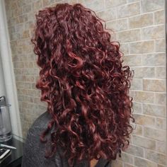 Tinted Red Hair, Burgundy Curly Hair, Cherry Brown Hair, Pelo Color Vino, Iron Man 2, Red Hair Inspo, Wine Hair