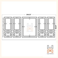 the floor plan for an apartment