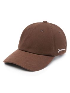 Jacquemus La Casquette Baseball Cap - Farfetch Woman Accessories, Brown Hats, Womens Baseball Cap, Dolce E Gabbana, Chocolate Brown, Valentino Garavani, Miu Miu, Baseball Cap, Balenciaga