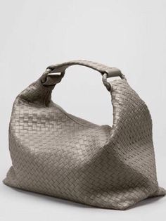 Silver Purse Nice Handbags, Bohemian Purse, Leather Hobo Bags, Large Hobo Bag, Bottega Veneta Bags, Best Handbags, Handbag Heaven, Hobo Bags, Purse Styles