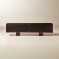 the sideboard is made out of wood