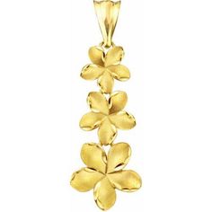 This handcrafted 10kt gold cascading plumeria motif charm will be a treasured addition to every jewelry collection. These cascading plumerias create a look that is both classic and modern. This design will be the finishing touch to every outfit, day or night. It will make a stylish and elegant gift for your loved one and is perfect for every occasion. Size: One Size. Color: Yellow. Gender: female. Age Group: adult. Flower Pendant, Elegant Gift, Charm Pendant, Types Of Metal, Womens Necklaces, Jewelry Collection, Jewelry Watches, Gold Necklace, Yellow Gold