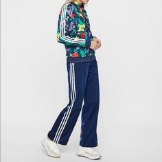 Shop Women's adidas Blue Size XS Track Pants & Joggers at a discounted price at Poshmark. Description: Brand new with tag adidas pants! These are sold out and super cute to wear with a crop top. High waisted pants that fits the waist tight. Sold by pistachious. Fast delivery, full service customer support.