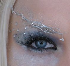 silver sparkle hmmm maybe I'll be the Snow Queen and my dog could be a polar bear? Faerie Wedding, Fairy Makeup