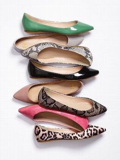 Pointy Flats, Shoe Gallery, Minimal Chic