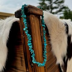 Adjustable 17-19in turquoise beaded necklace with lobster claw clasp Western Necklaces Beaded, Murphy Nc, Chip Necklace, Turquoise Beaded Necklace, Necklaces Beaded, Western Necklaces, Jewelry Turquoise, Turquoise Bead Necklaces, Necklace Beaded