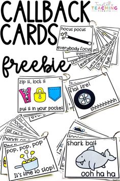 these printable cards are perfect for beginning and ending sounds