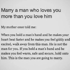 a piece of paper with the words mary man who loves you more than you love him