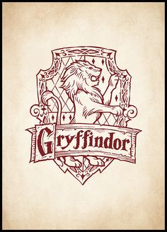 the logo for greyfindor is shown in black and white, with an image of a wolf on it