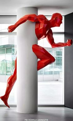 Mannequin Art, Pillar Design, Column Design, Gym Design, Sculpture Installation, Public Art, Urban Art, Store Design