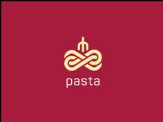 the logo for pasta restaurant, which is designed to look like an infinite spaghetti symbol