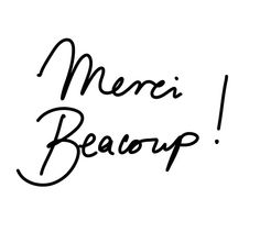 the words mera beaup written in black ink on a white background