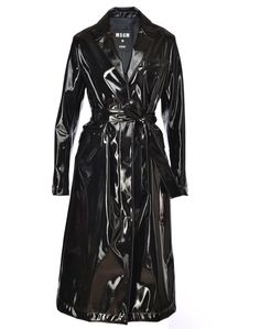 Trenchcoat Outfit, Vinyl Clothing, Shiny Dresses, Burberry Trench Coat, Women Overcoat, Single Breasted Coat, Long Trench Coat, Belted Trench Coat, Looks Black