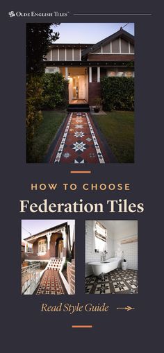 the cover of how to choose federal tiles