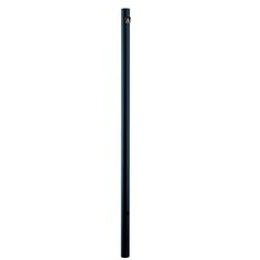 a black pole on a white background