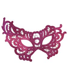 This Exquisitely Embroidered Mardi Gras Halloween Masquerade Costume Mask In Pink And White Is Perfect For Adding A Touch Of Elegance To Your Festive Celebrations. Enhance Your Mask With A Stick, Ribbons, And Jewels. For A Softer Feel, Simply Rinse In Water Before Decorating. Embroidered Pink And White Design Customizable With A Stick Add Ribbons And Jewels Add Glitter Accents For Sparkle Softens When Rinsed In Water Before Decorating Halloween Masquerade Costume 9" X 5" Size: Unisex 9" X 5" Con Halloween Masquerade Costume, Decorating Halloween, Masquerade Costumes, Halloween Masquerade, Jewel Colors, Mardi Gras Mask, San Martin, Costume Mask, A Stick