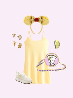 #summer #clothes #clothing #outfit #outfits #disney #disneyland #disneyworld #disneybound #belle #beautyandthebeast #princess Belle Disney Outfit, Belle Disneybound, Park Fits, Disney Princess Inspired Outfits, Disney Park Outfit, Disney Fall, Disney Bound Outfits Casual, Beauty And The Beast Disney, Disneybound Outfits