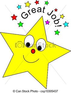 a yellow star with stars around it and the words great joy