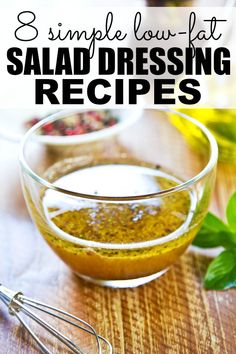 Low Fat Salad Dressing, Low Calorie Salad Dressing, Low Fat Salads, Low Calorie Salad, Cucumber Diet, Resep Diet, Homemade Salads, Dressing Recipes